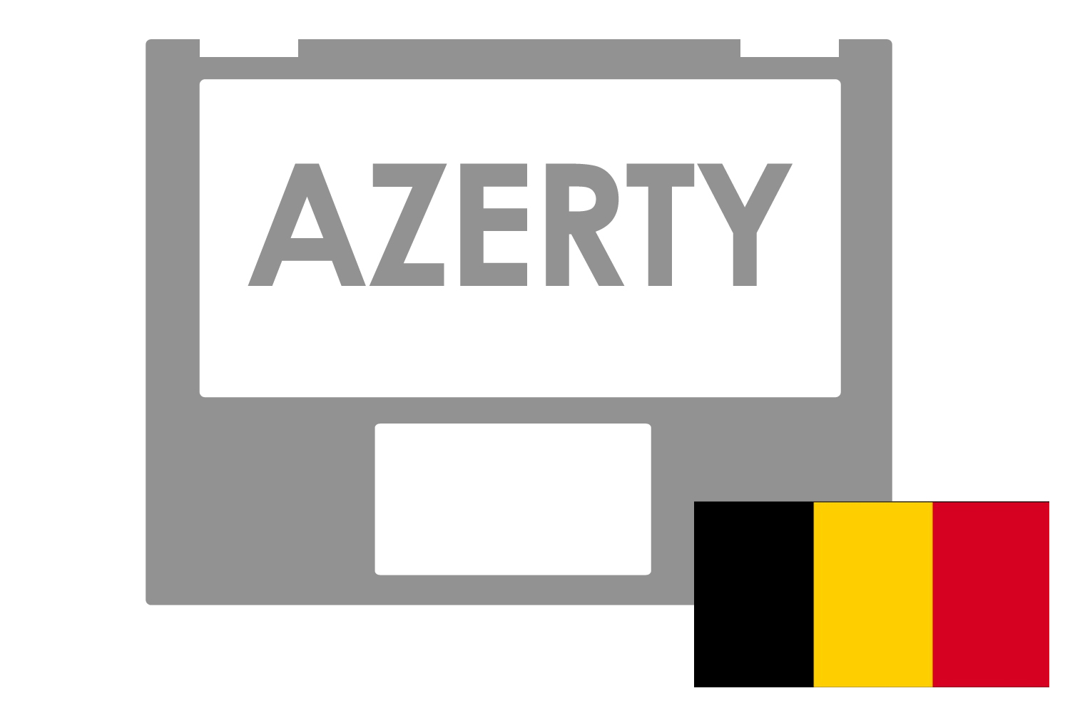 Asus Blue backlit Belgian AZERTY keyboard